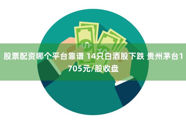 股票配资哪个平台靠谱 14只白酒股下跌 贵州茅台1705元/股收盘