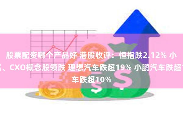 股票配资哪个产品好 港股收评：恒指跌2.12% 小金属、CXO概念股领跌 理想汽车跌超19% 小鹏汽车跌超10%