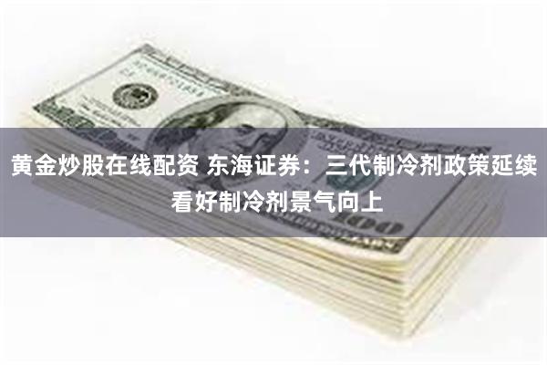 黄金炒股在线配资 东海证券：三代制冷剂政策延续 看好制冷剂景气向上