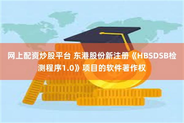 网上配资炒股平台 东港股份新注册《HBSDSB检测程序1.0》项目的软件著作权